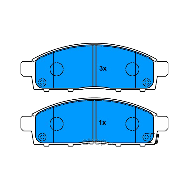 

Тормозные колодки Sangsin brake передние gp1361