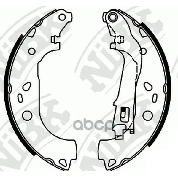 

Колодки тормозные NiBK барабанные fn41002