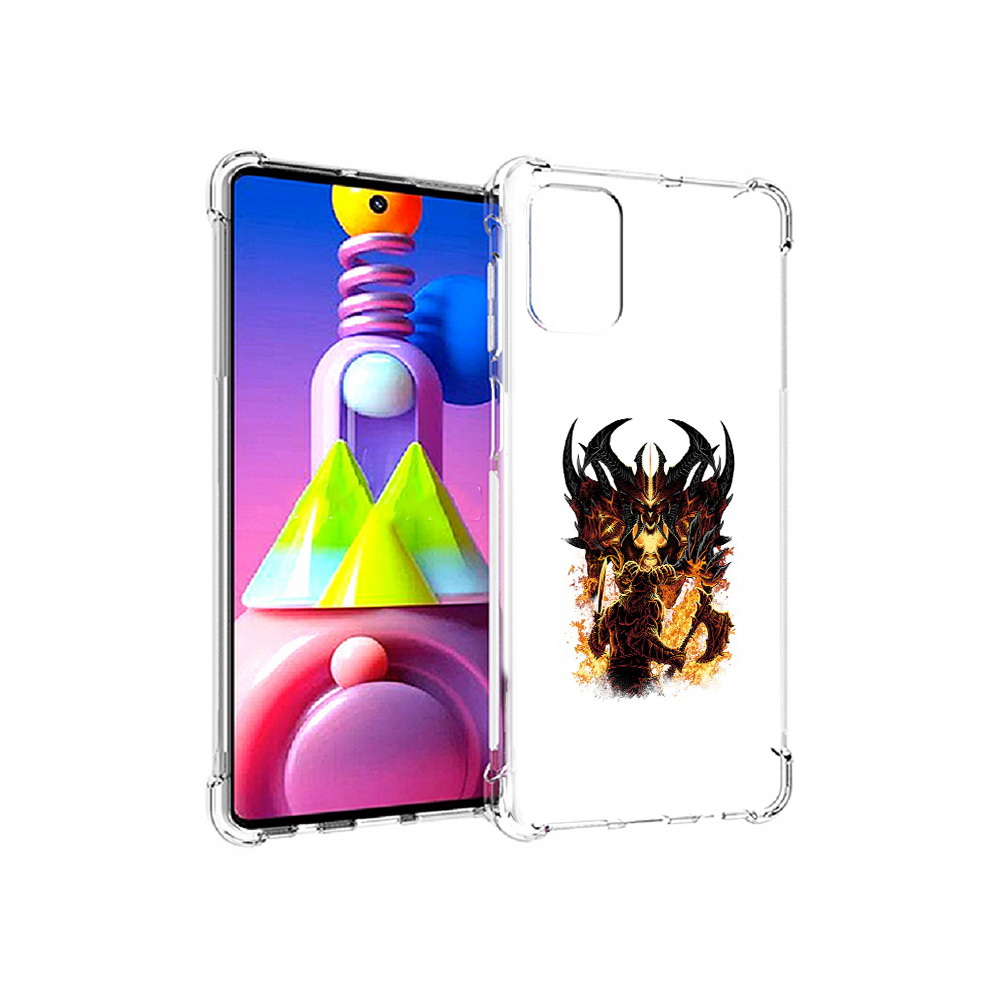 Чехол MyPads Tocco для Samsung Galaxy M51 демон shadow fiend (PT156838.490.318)