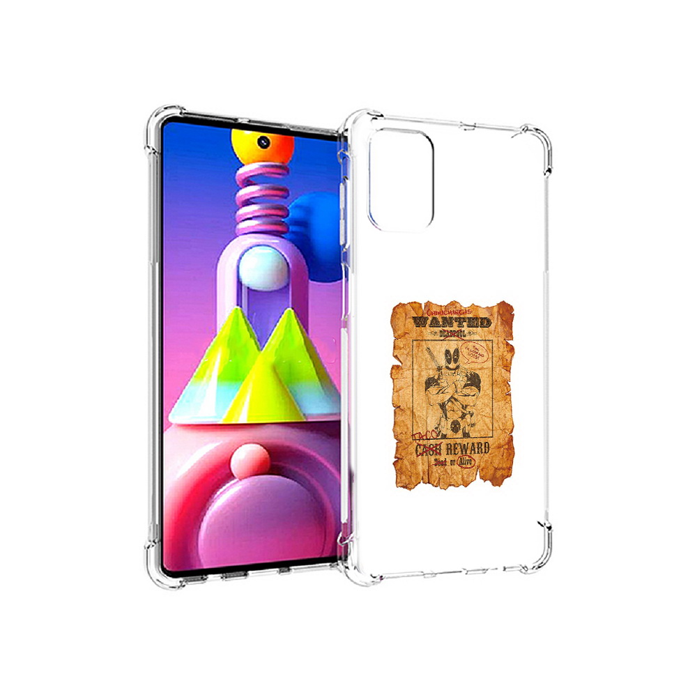 

Чехол MyPads Tocco для Samsung Galaxy M51 дедпул (PT156838.490.317), Прозрачный, Tocco