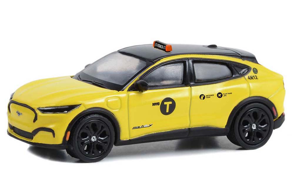 

Модель коллекционная GREENLIGHT Ford mustang mach-e "nyc taxi" (такси нью-йорка) 2022, Желтый