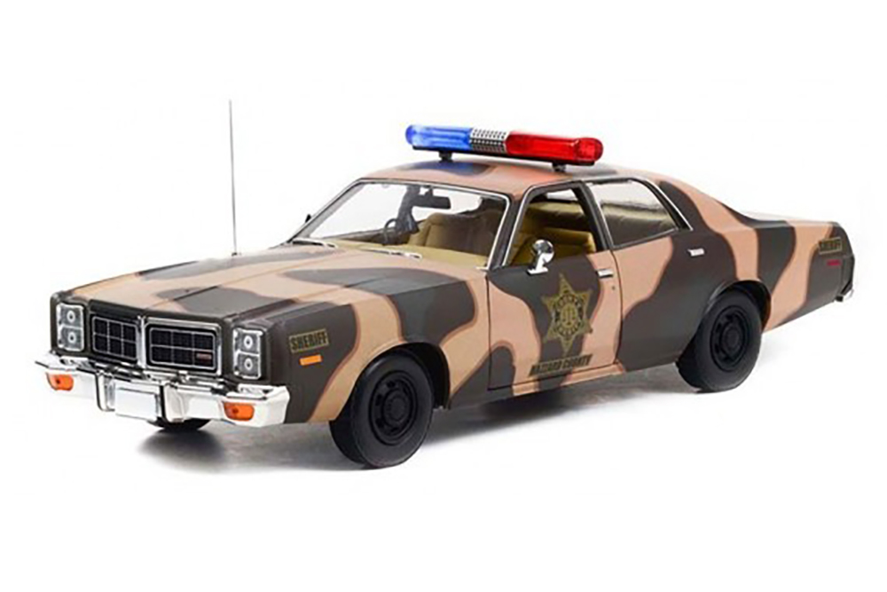 

Модель коллекционная GREENLIGHT Dodge monaco hazzard county camouflage sheriff 1978, Бежевый