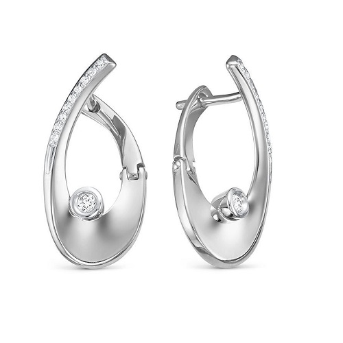 

Серьги из белого золота Vesna jewelry 2939-251-46-00, бриллиант, 2939-251-46-00
