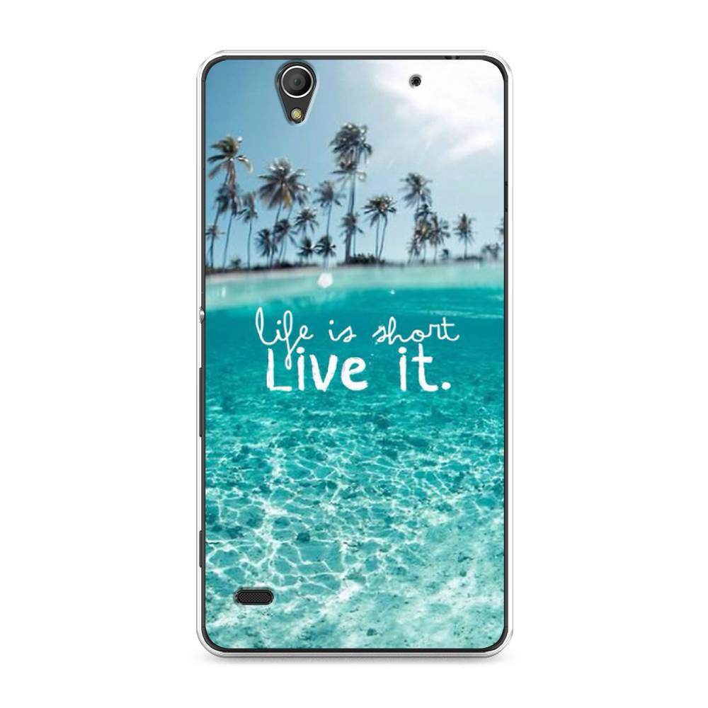 

Чехол Awog на Sony Xperia C4 "Live it", 52650-7