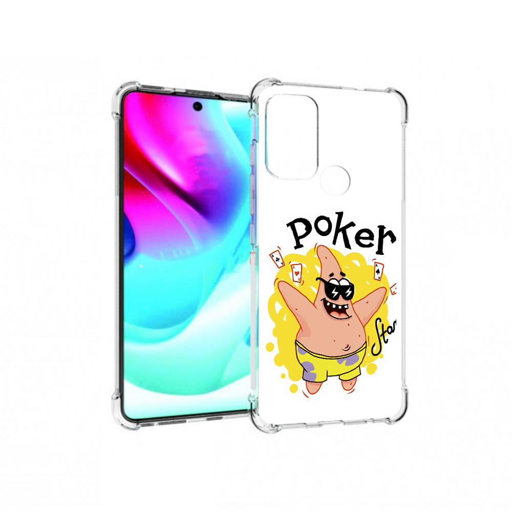 

Чехол MyPads Tocco для Motorola Moto G60S Патрик (PT227079.361.133), Прозрачный, Tocco