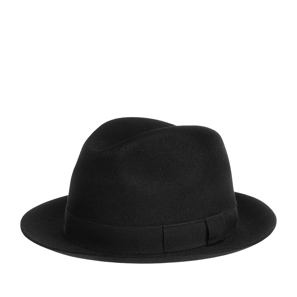 Шляпа мужская LAIRD RIPLEY TRILBY черная, р. 57