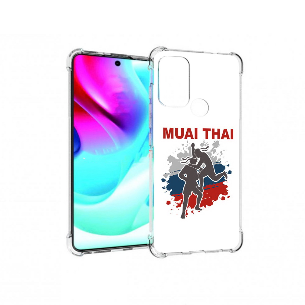 

Чехол MyPads Tocco для Motorola Moto G60S Муайтай (PT227079.361.123), Прозрачный, Tocco