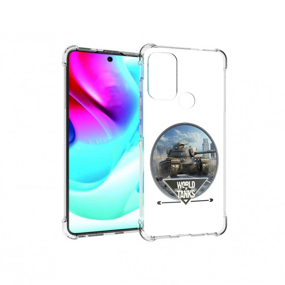 

Чехол MyPads Tocco для Motorola Moto G60S Мир танков (PT227079.361.119), Прозрачный, Tocco