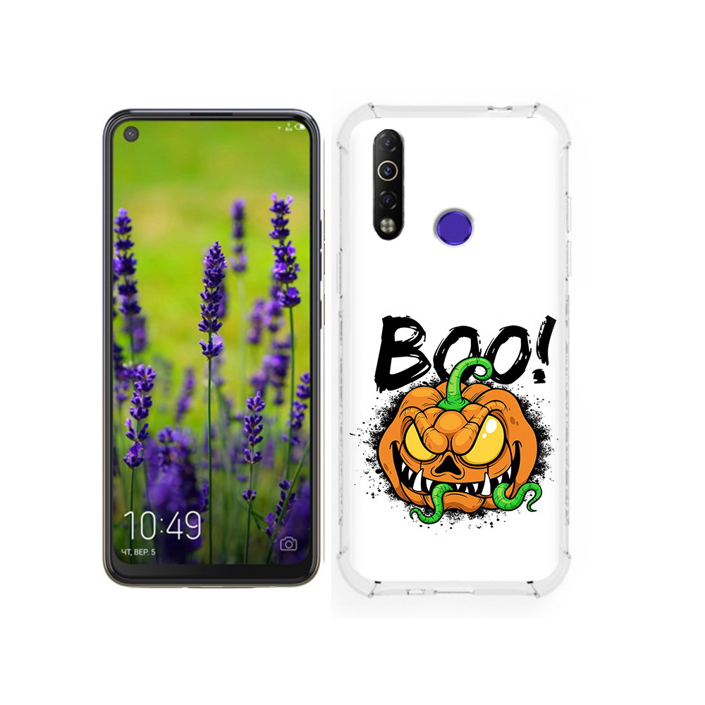 

Чехол MyPads Tocco для Tecno Camon 12 Хэллоуин бу, Tocco