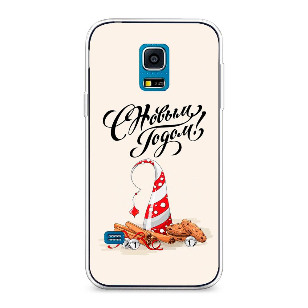 

Чехол на Samsung Galaxy S5 mini "Подарки на Новый Год", Бежевый;красный;черный, 24250-5