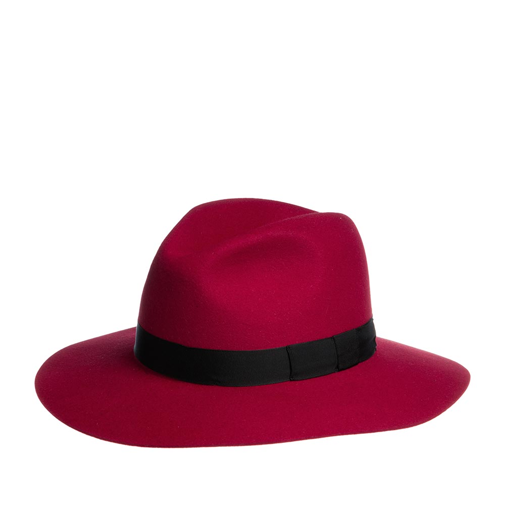 Шляпа мужская LAIRD CRUSHABLE FEDORA красная, р. 55