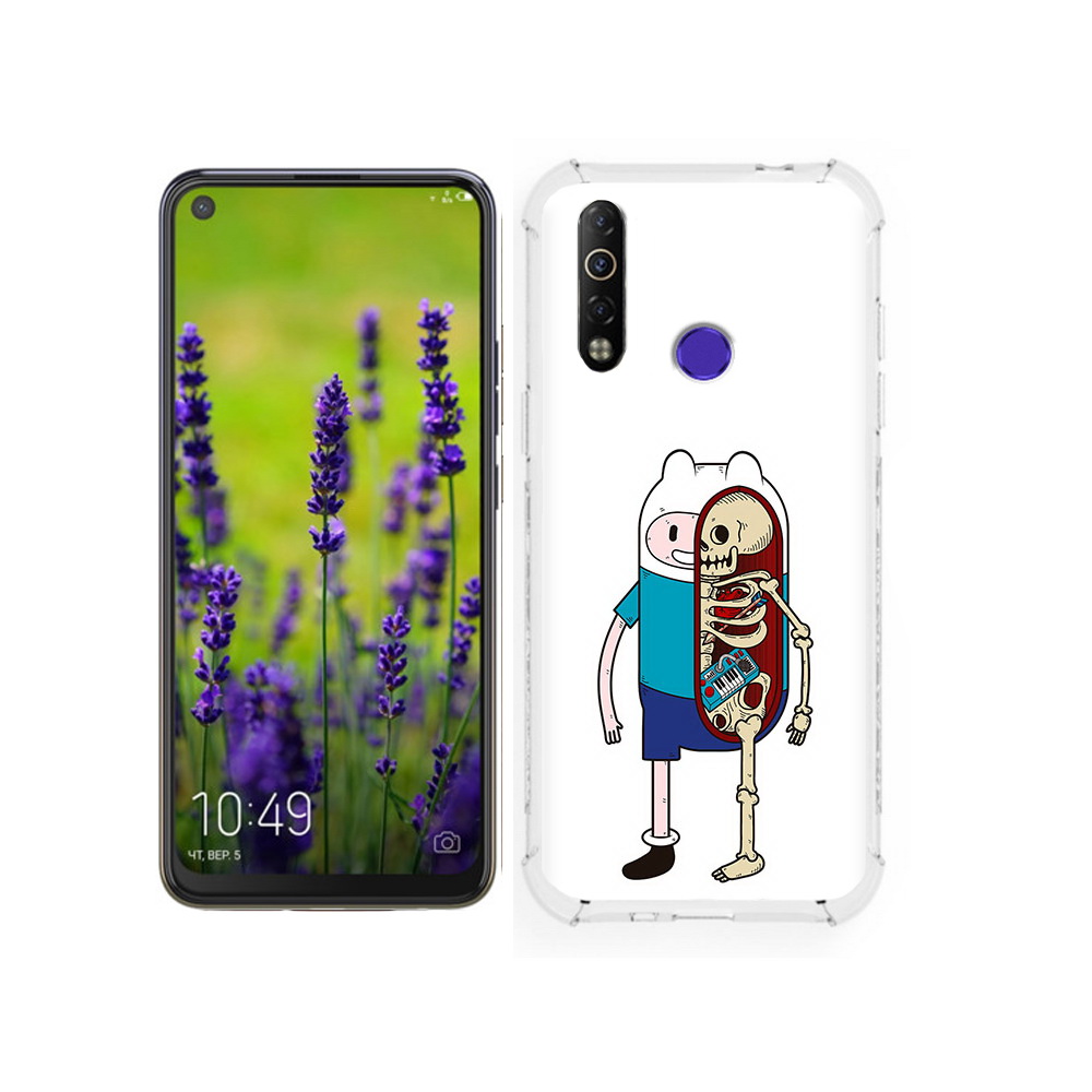 

Чехол MyPads Tocco для Tecno Camon 12 Финн скелет, Tocco