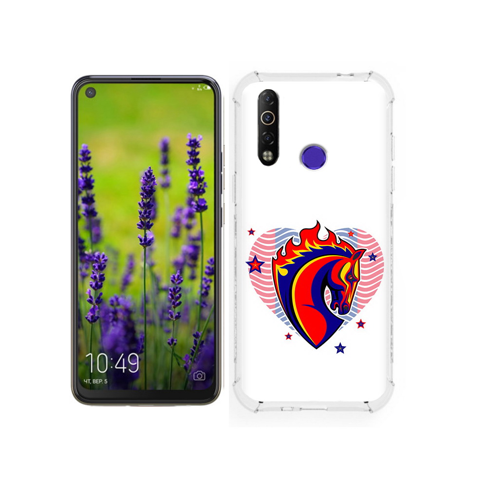 

Чехол MyPads Tocco для Tecno Camon 12 ФК ЦСЛ Лошадь, Tocco