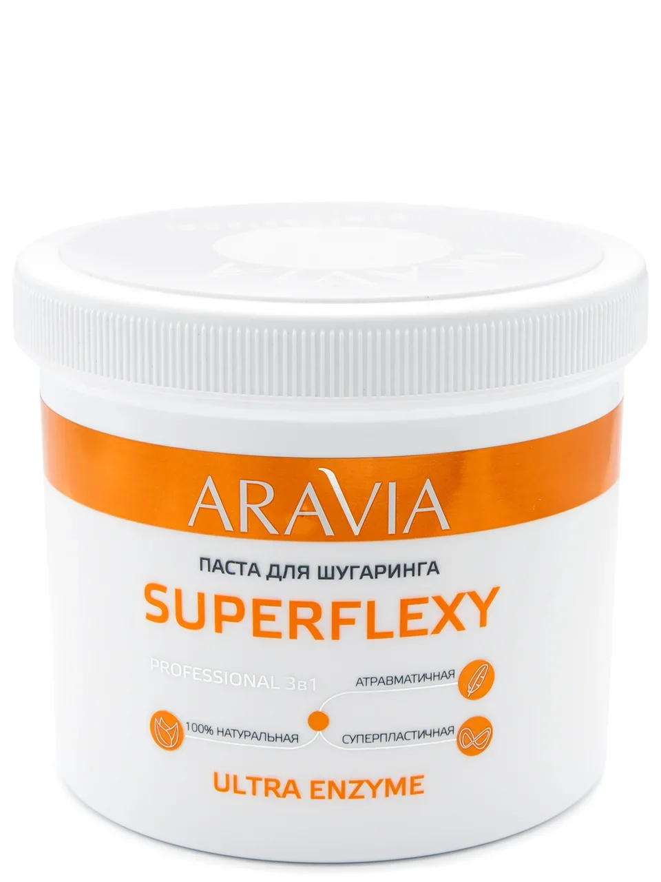 паста для шугаринга superflexy ultra enzyme 1070 750 г Паста для шугаринга Aravia Professional Superflexy Ultra Enzyme 750 г