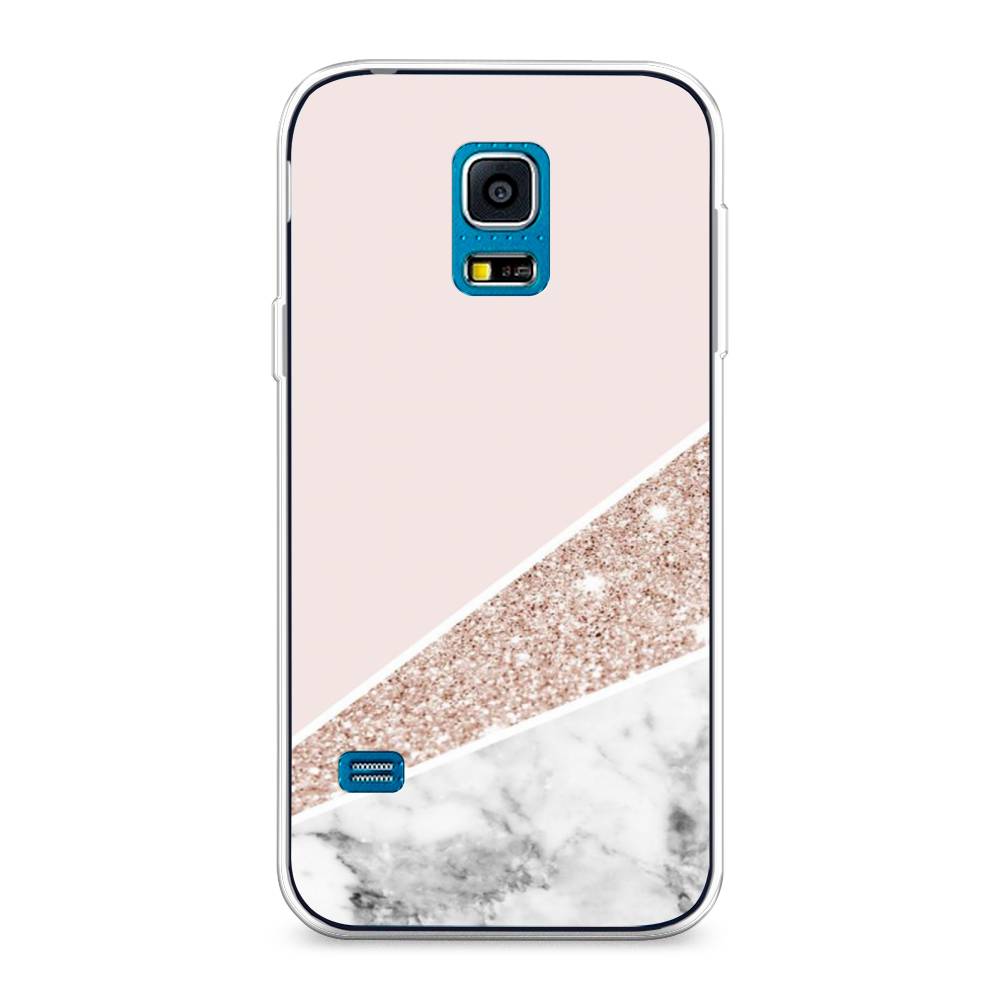 

Чехол на Samsung Galaxy S5 mini "Блестящий розовый мрамор", 24250-3