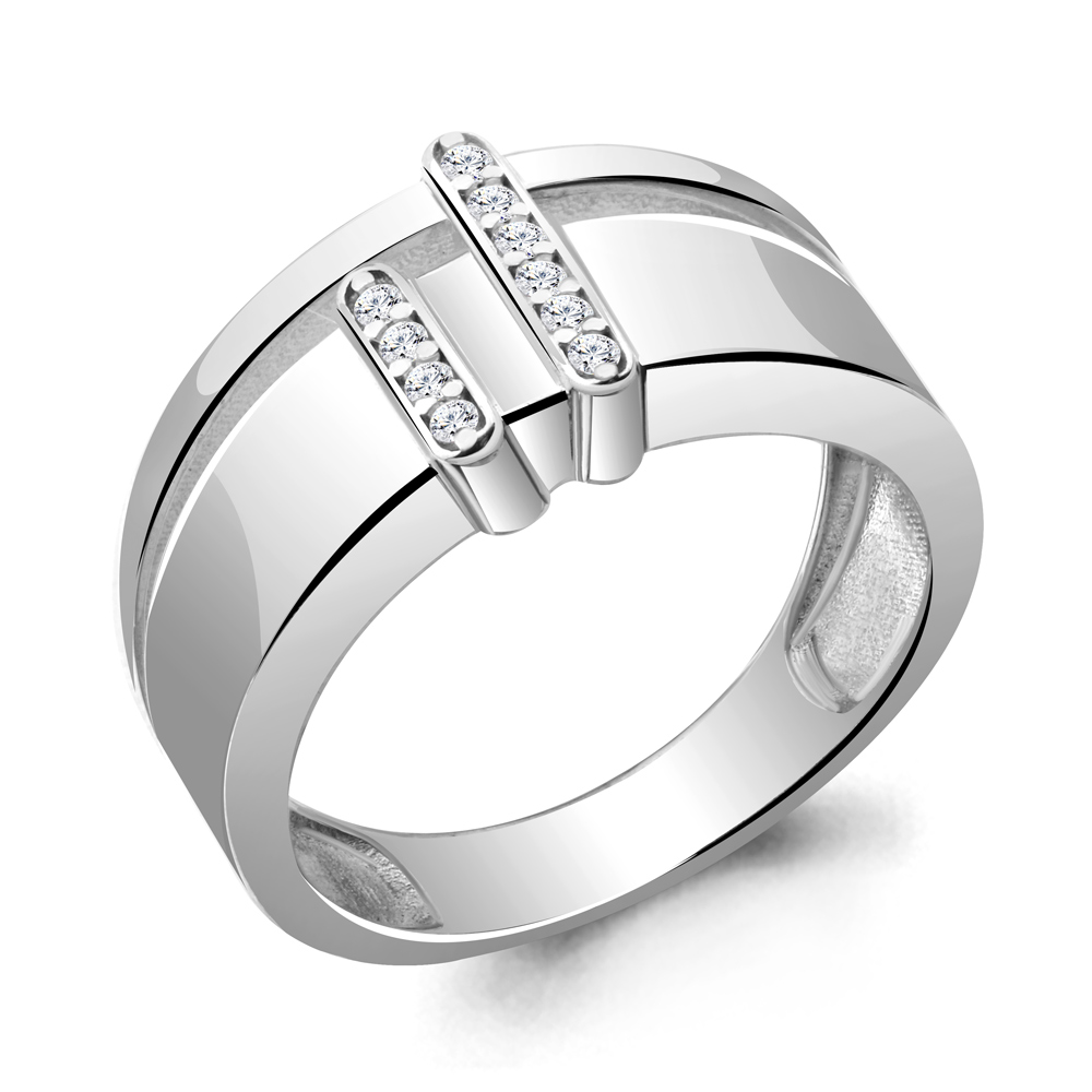 

Кольцо из серебра с фианитом Aquamarine Aquamarine 67130А_925_р р. 18,5, 67130А_925_р