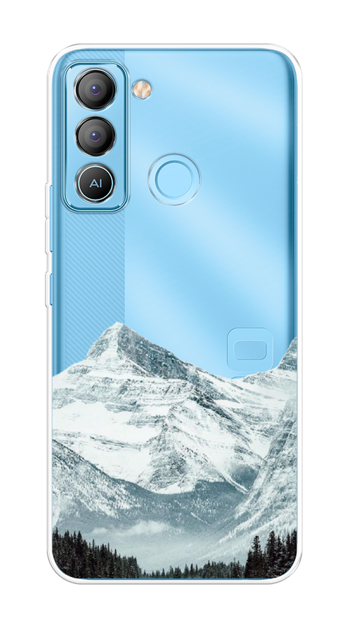 

Чехол на Tecno POP 5 LTE "Горы арт 1", Белый;зеленый, 303050-2