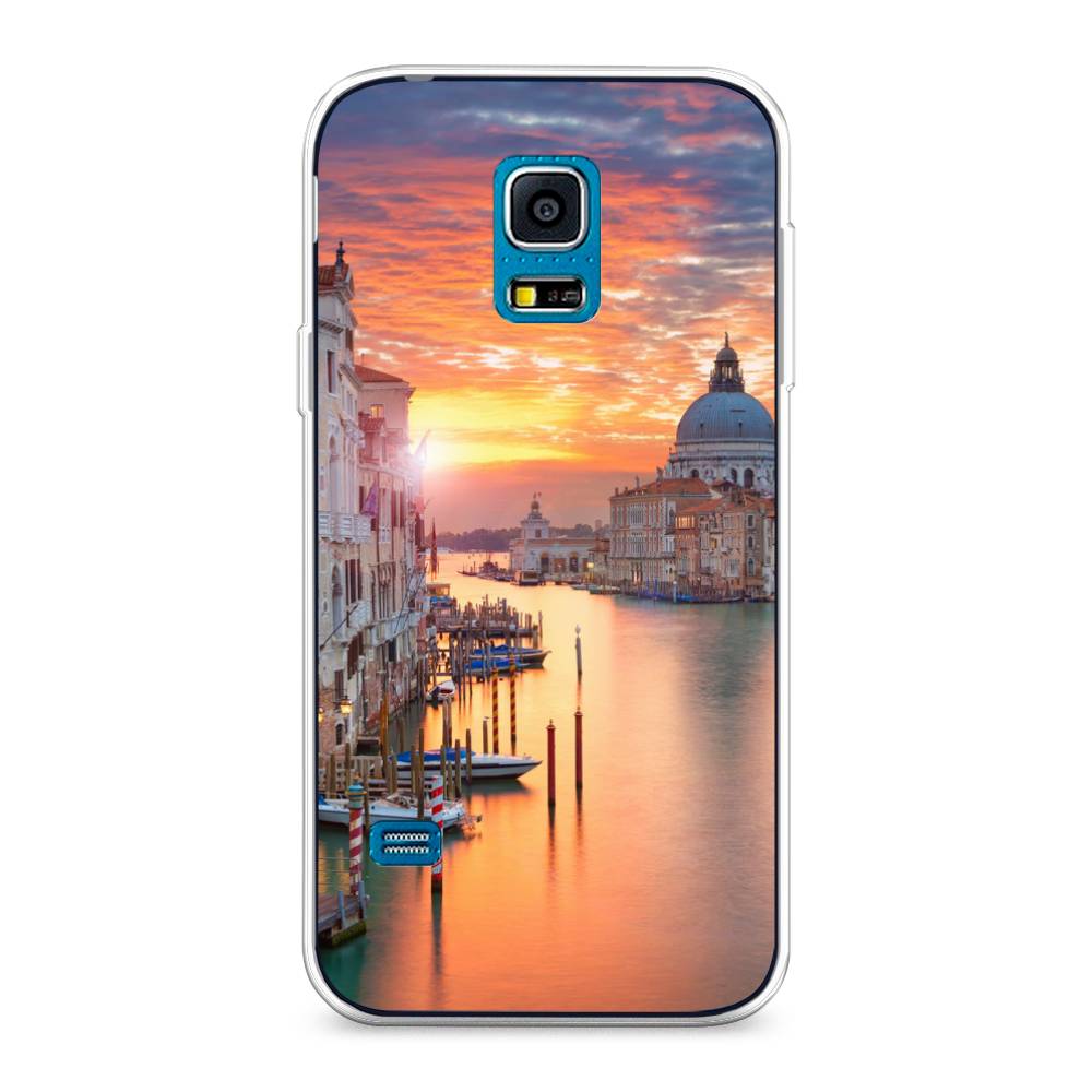 

Чехол на Samsung Galaxy S5 mini "Восход 11", Розовый;оранжевый, 24250-2