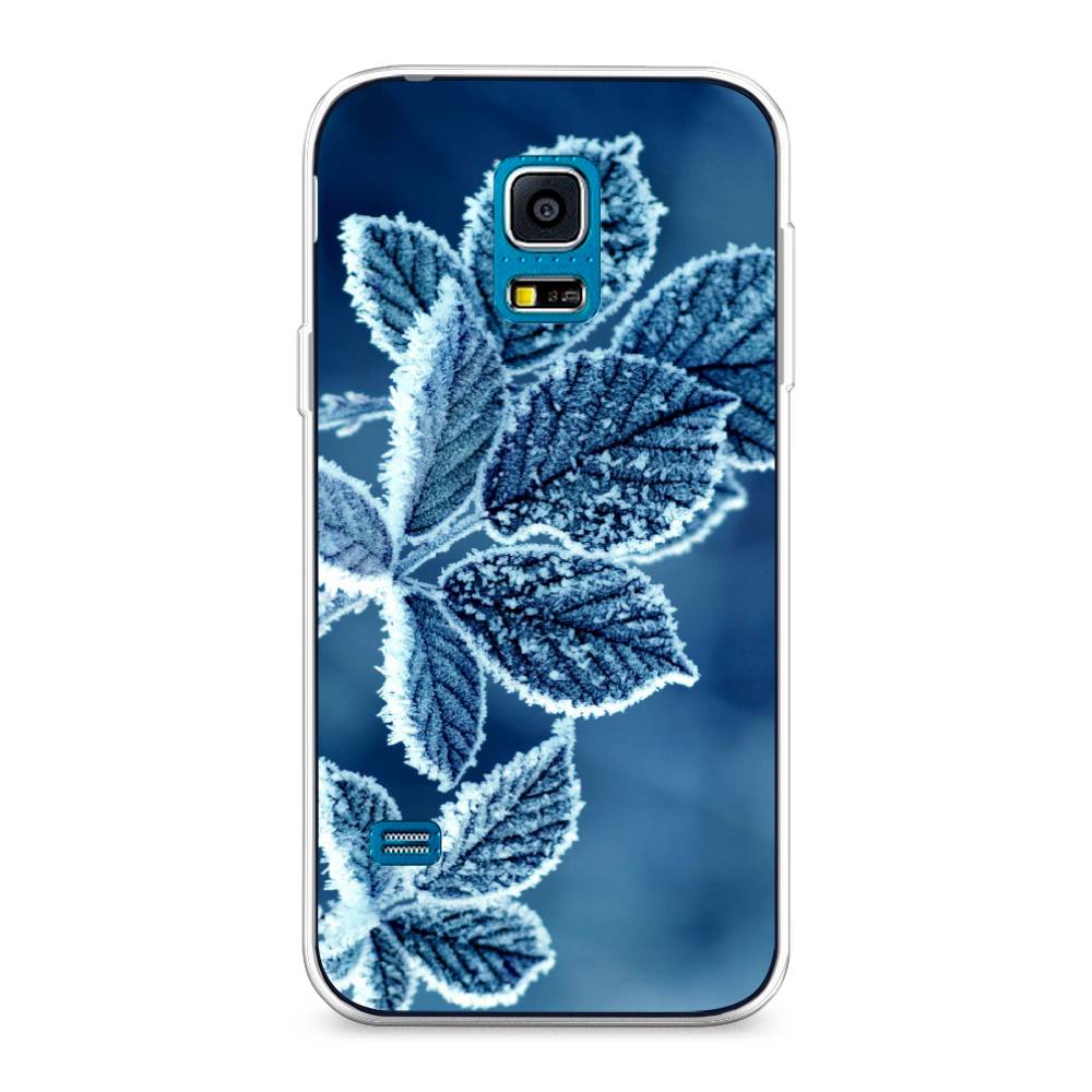 

Чехол на Samsung Galaxy S5 mini "Зима 6", Голубой;белый, 24250-2