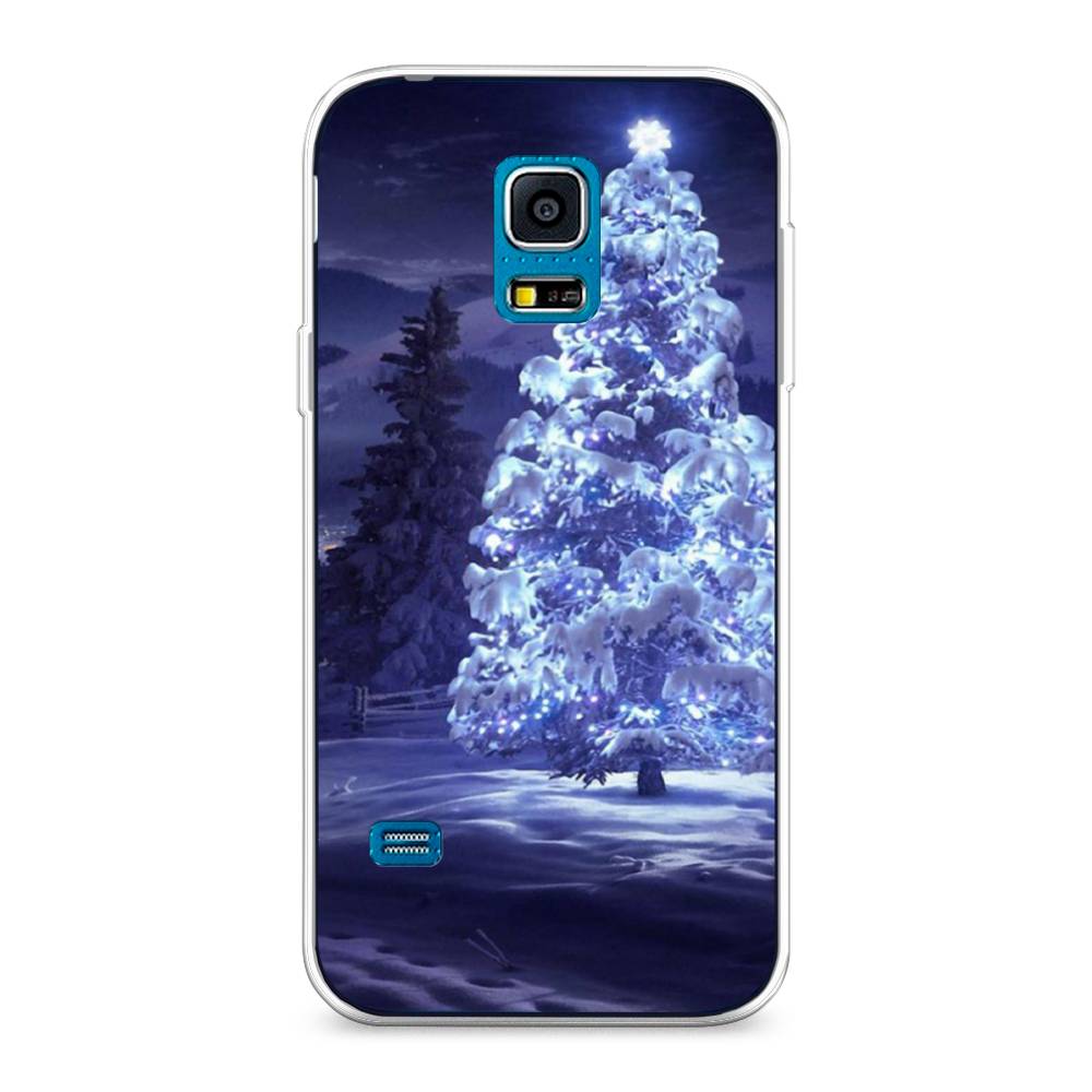 

Чехол на Samsung Galaxy S5 mini "Зима 4", Синий;черный;белый, 24250-2