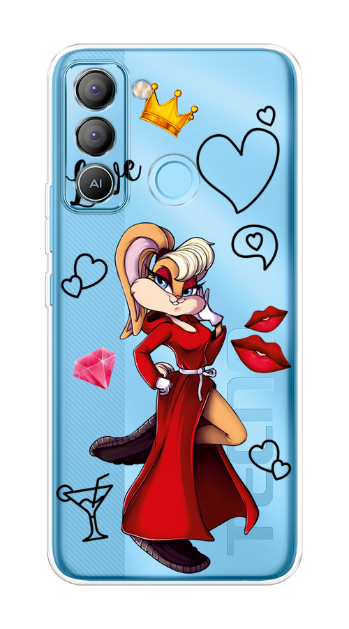 

Чехол на Tecno POP 5 LTE "Rich Lola Bunny", Красный;бежевый;оранжевый, 303050-6