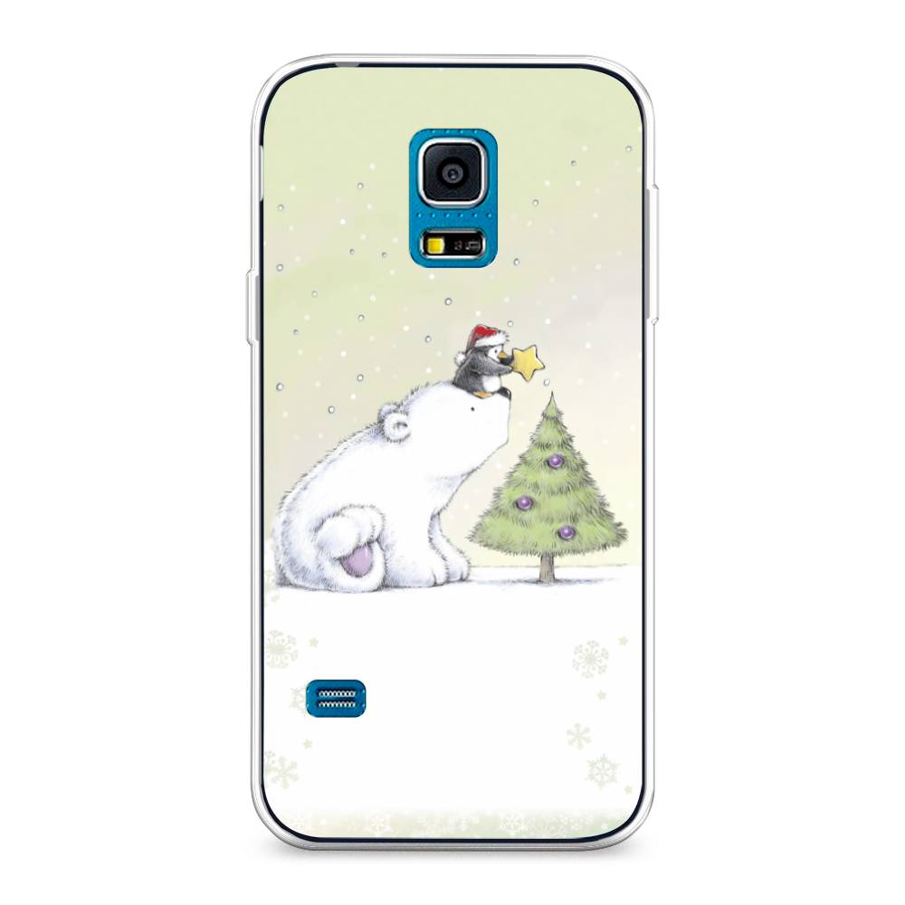 

Чехол на Samsung Galaxy S5 mini "Украшение елки", Белый;бежевый, 24250-5