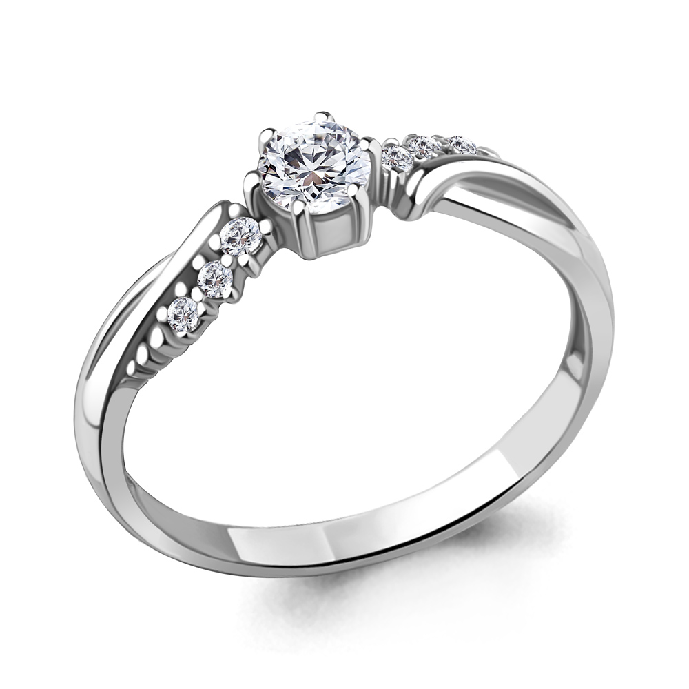 

Кольцо из серебра с фианитом Aquamarine Aquamarine 67125А_925_р р. 15, 67125А_925_р