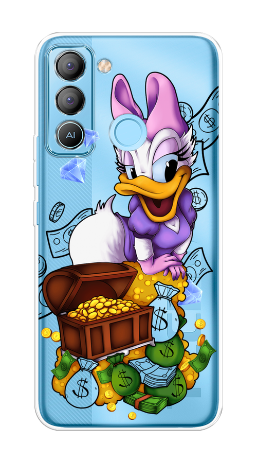 

Чехол на Tecno POP 5 LTE "Rich Daisy Duck", Коричневый;белый;фиолетовый, 303050-6