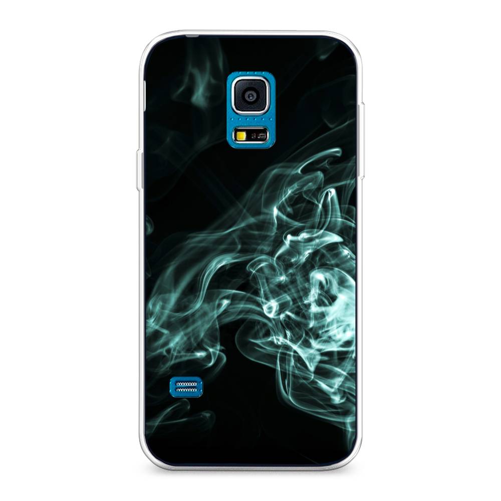 

Чехол на Samsung Galaxy S5 mini "Дым", Голубой;черный, 24250-3