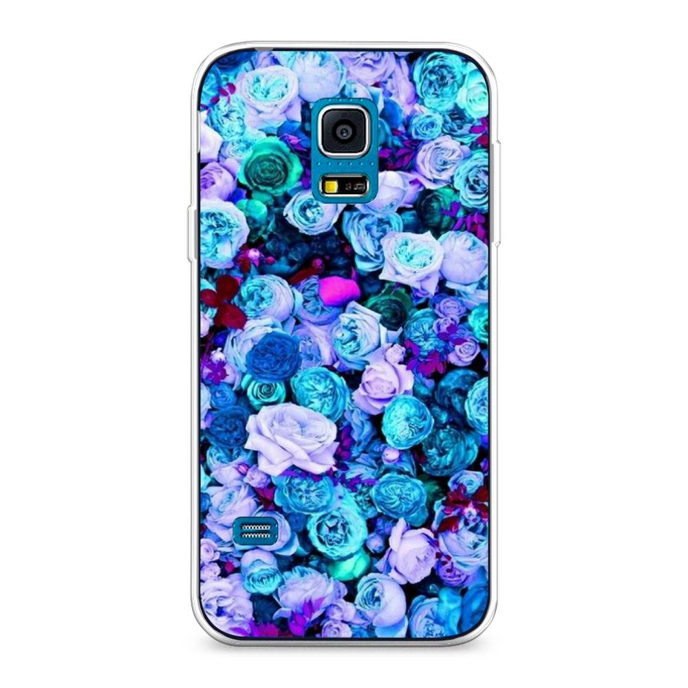 

Чехол на Samsung Galaxy S5 mini "Цветочный ковер", Фиолетовый, 24250-2
