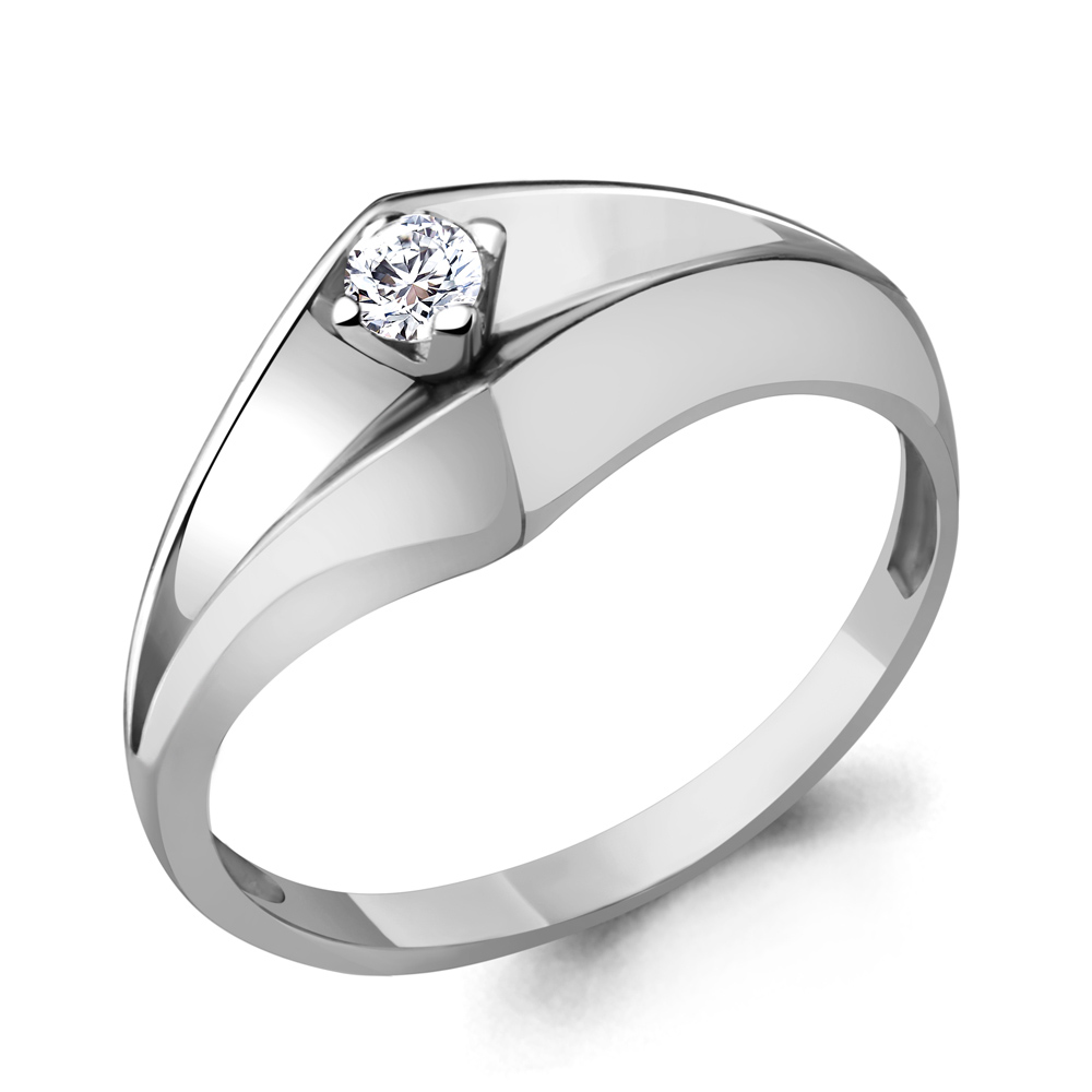 

Кольцо из серебра с фианитом Aquamarine Aquamarine 67107А_925_р р. 17, 67107А_925_р