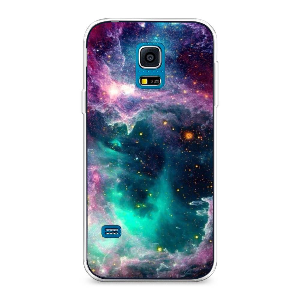 

Чехол на Samsung Galaxy S5 mini "Звездные облака", Розовый;бежевый, 24250-2