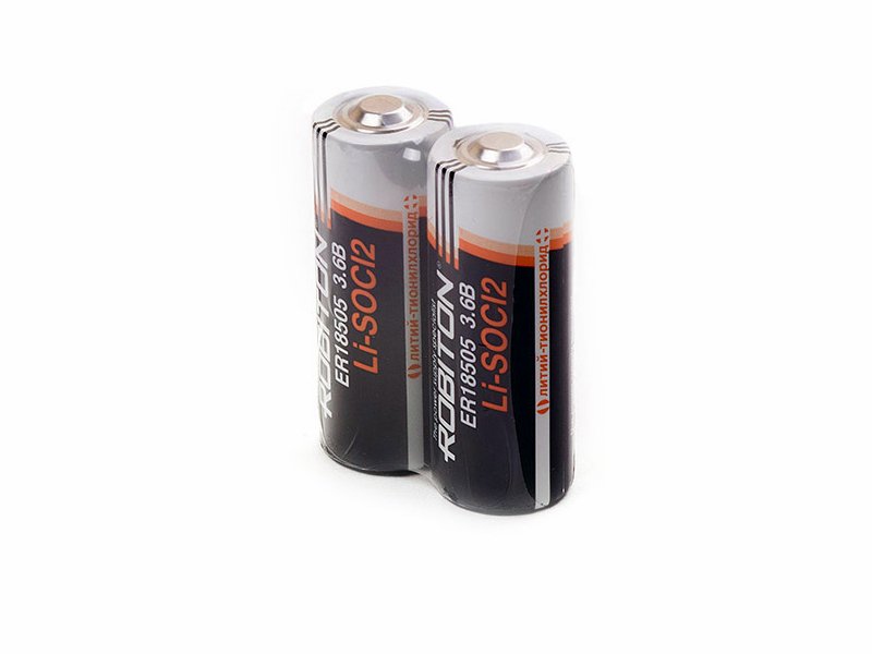 Батарейка Robiton ER18505 (Li-SOCI2, 3600mAh) 2 штуки литиевая батарейка robiton er14250 sr2 1 2aa sr2