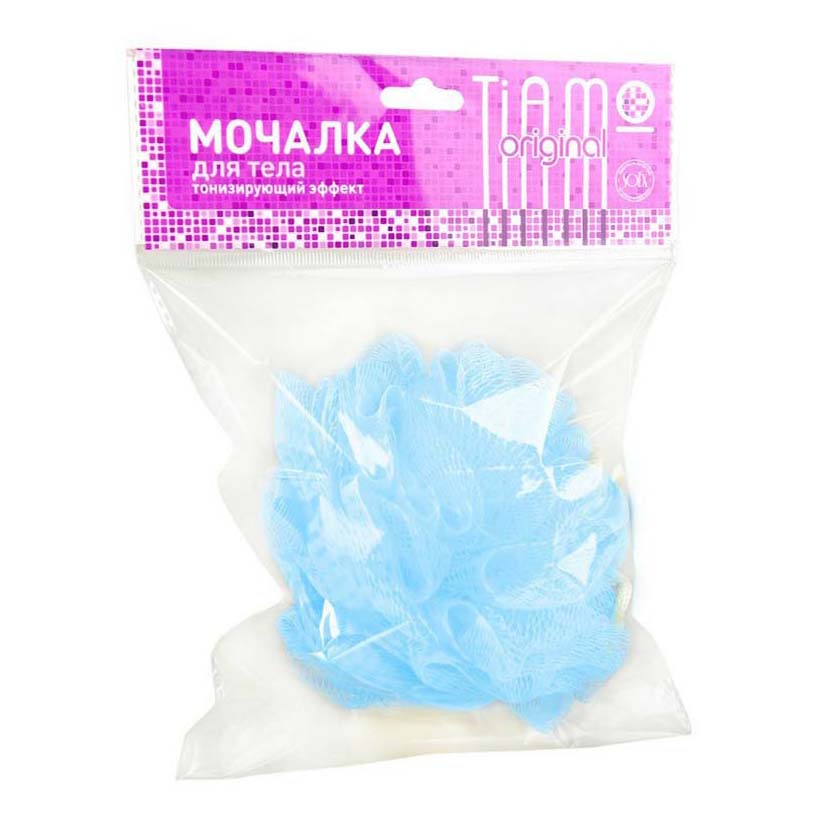 Мочалка Tiamo Original Шар Макси нейлон, 14 см