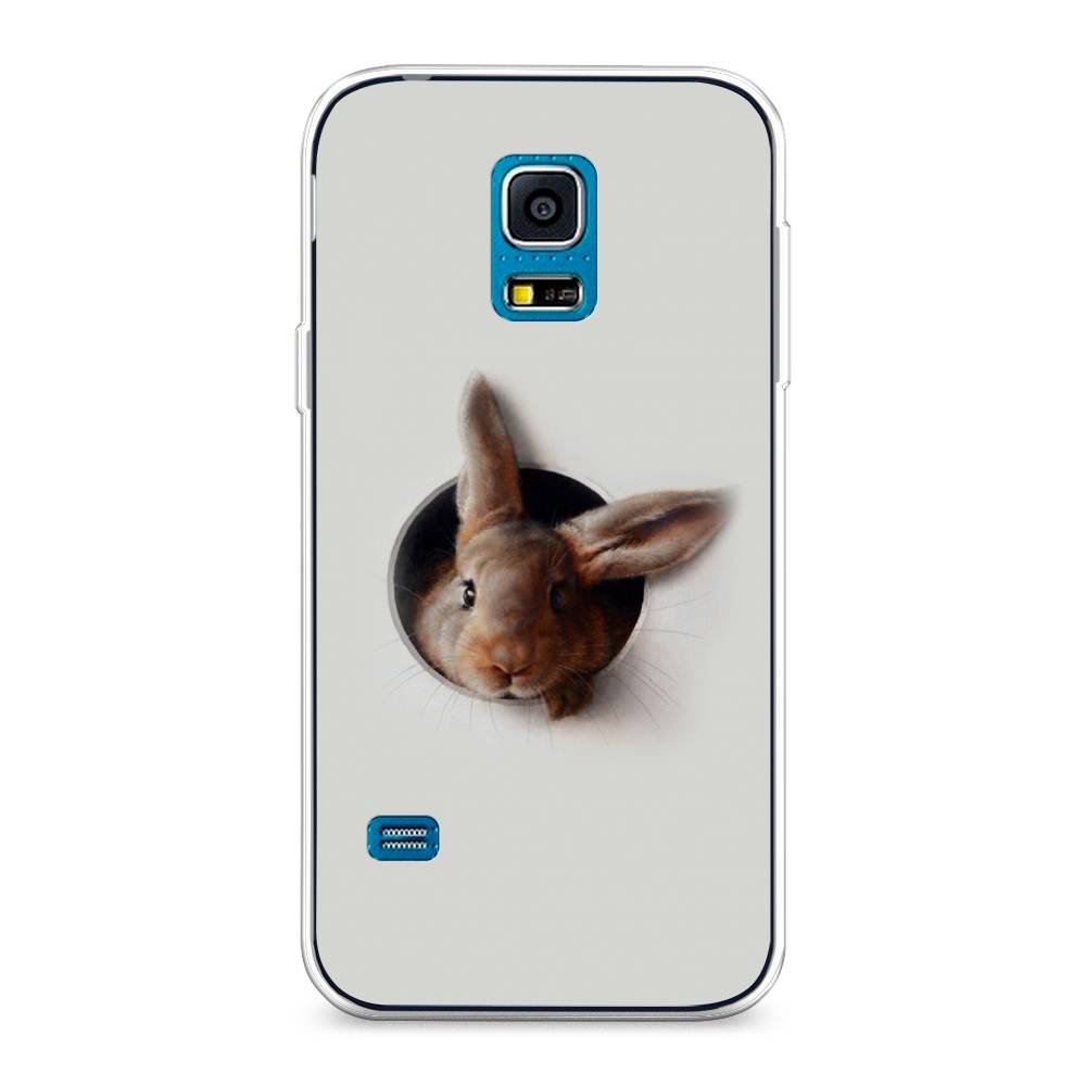 

Чехол на Samsung Galaxy S5 mini "Любопытный кролик", Серый;коричневый, 24250-1