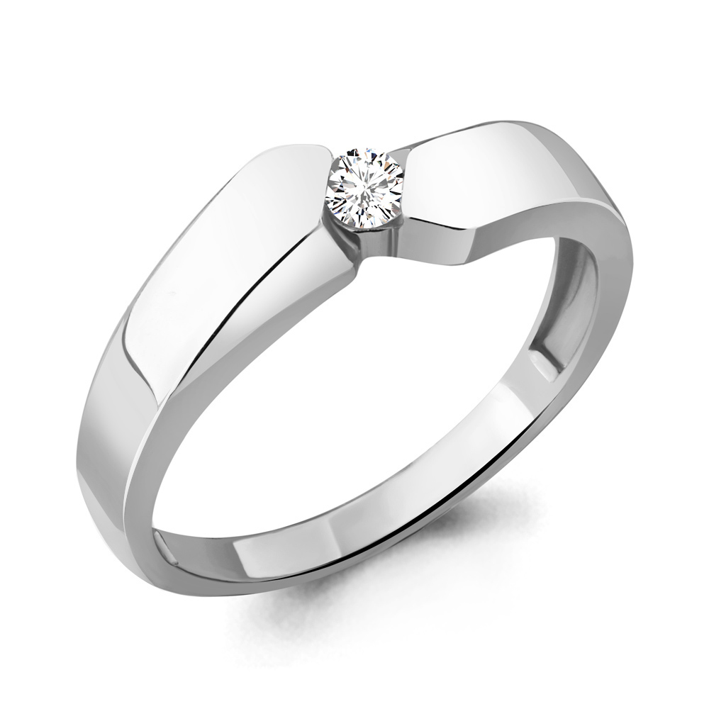 

Кольцо из серебра с фианитом Aquamarine Aquamarine 67104А_925_р р. 17,5, 67104А_925_р