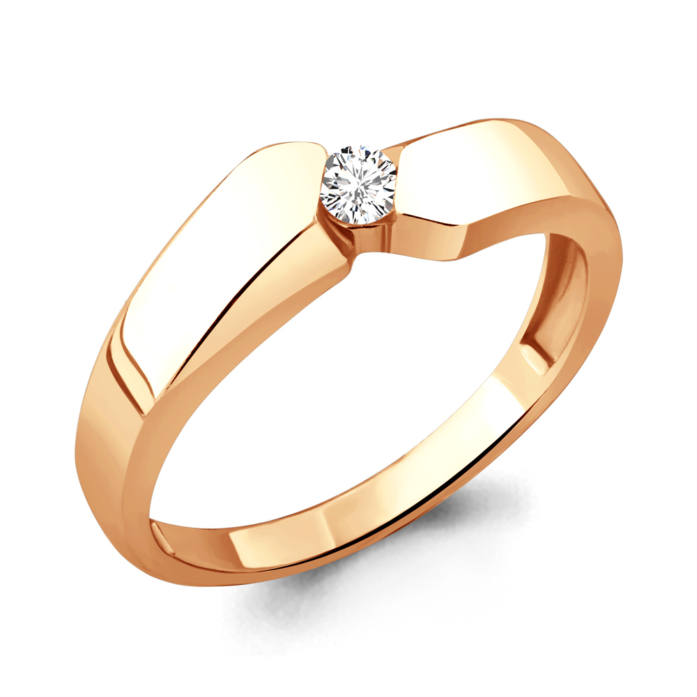 

Кольцо из серебра с фианитом Aquamarine Aquamarine 67104А_925_з р, 67104А_925_з