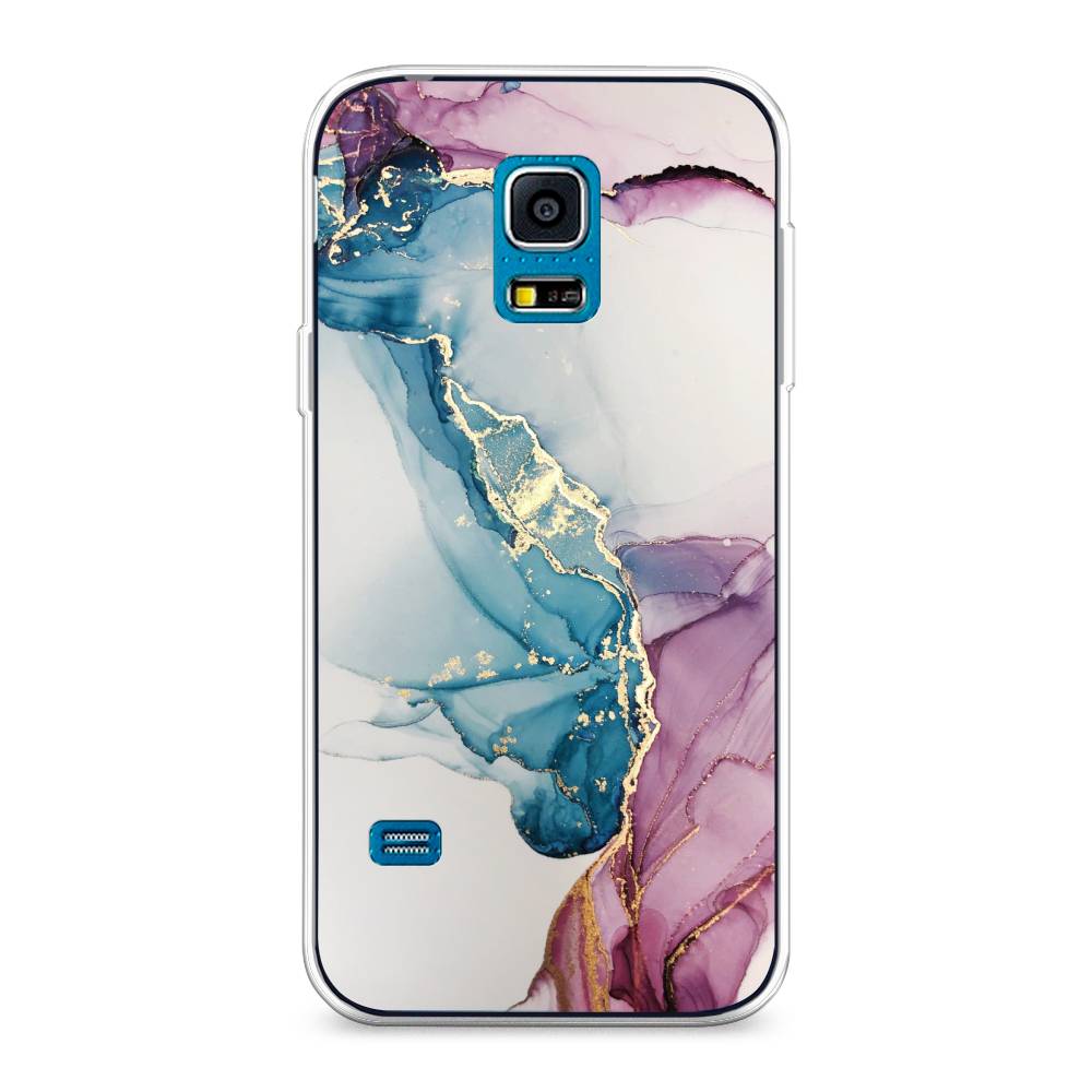 

Чехол на Samsung Galaxy S5 mini "Розовые разводы рисунок", 24250-3