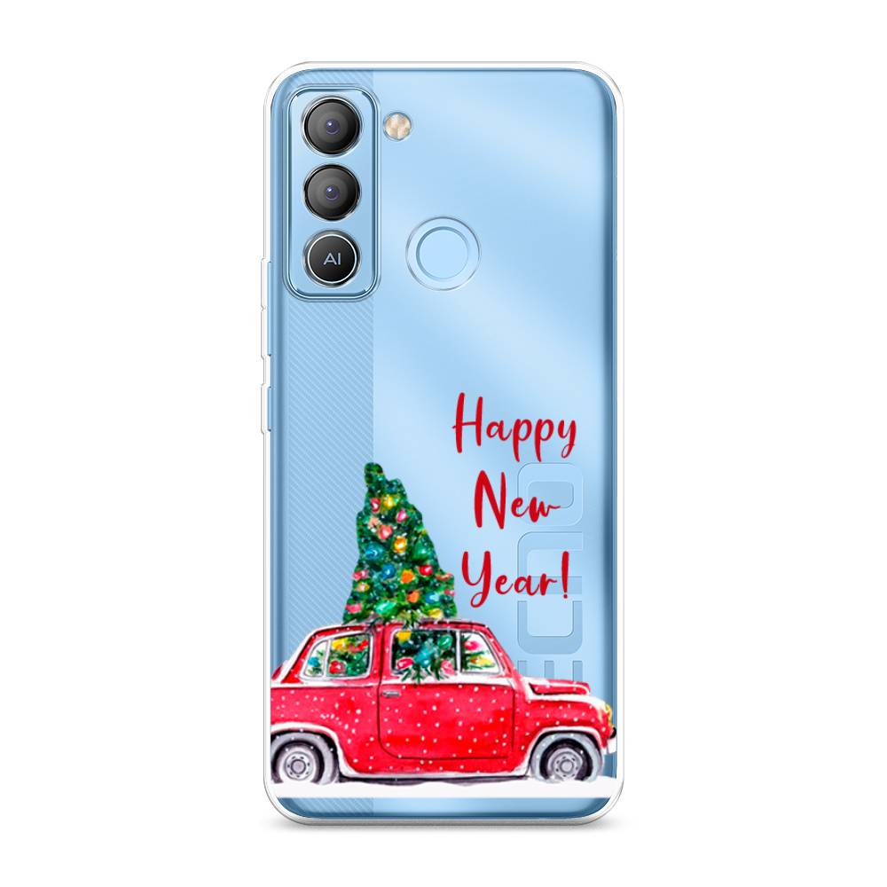 

Чехол на Tecno POP 5 LTE "Happy New Year", Красный;зеленый, 303050-5