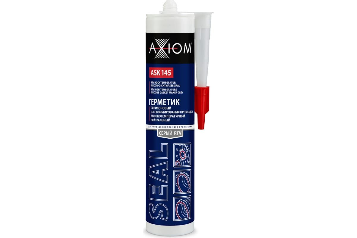 Герметик для формирования прокладок высокотемпературный AXIOM серый ASK145