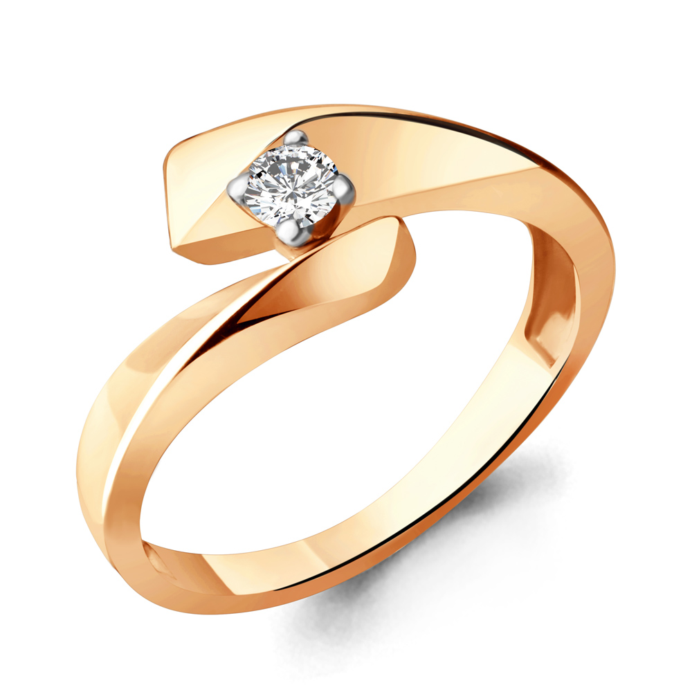 

Кольцо из серебра с фианитом Aquamarine Aquamarine 67101А_925_з р, 67101А_925_з