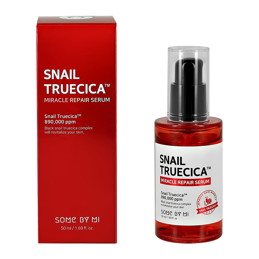 фото Сыворотка для лица some by mi snail truecica miracle repair serum