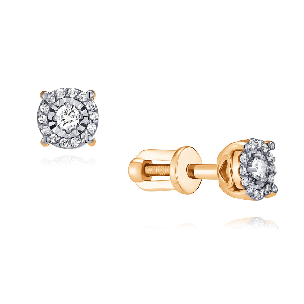 

Серьги из красного золота с бриллиантом ADAMAS 21039576/01-А501Д-41, 21039576/01-А501Д-41