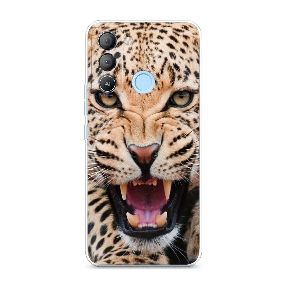 

Чехол на Tecno POP 5 LTE "Леопард 3d", Бежевый;черный, 303050-6