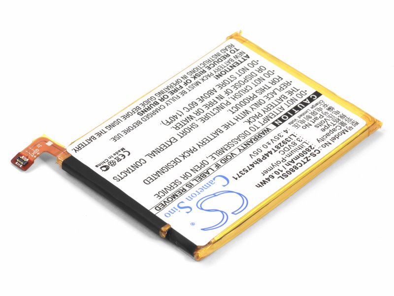 

Аккумулятор для телефона ZTE C880U Blade A1 (Li3928T44P8H475371)