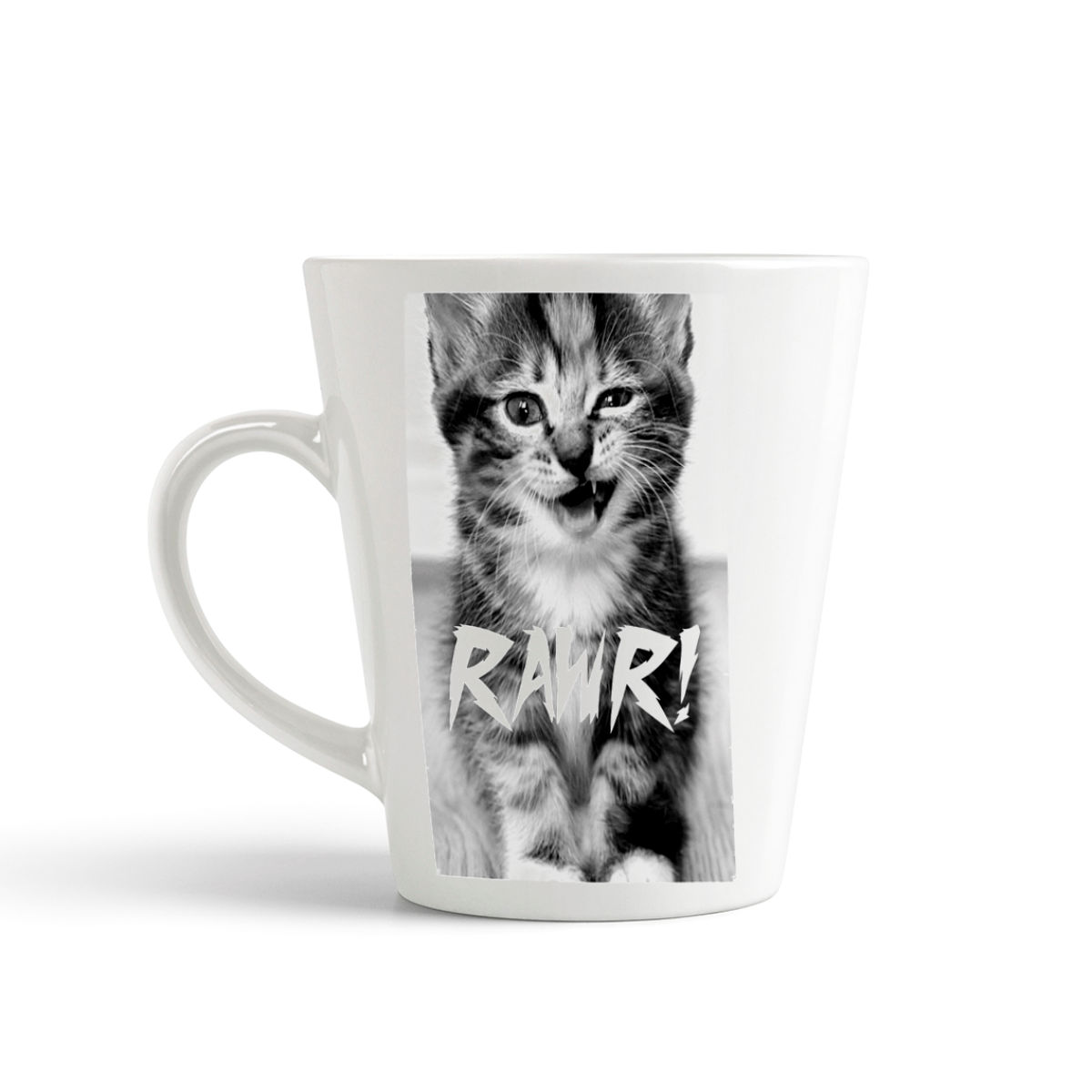 

Кружка-латте CoolPodarok Rawr Котенок
