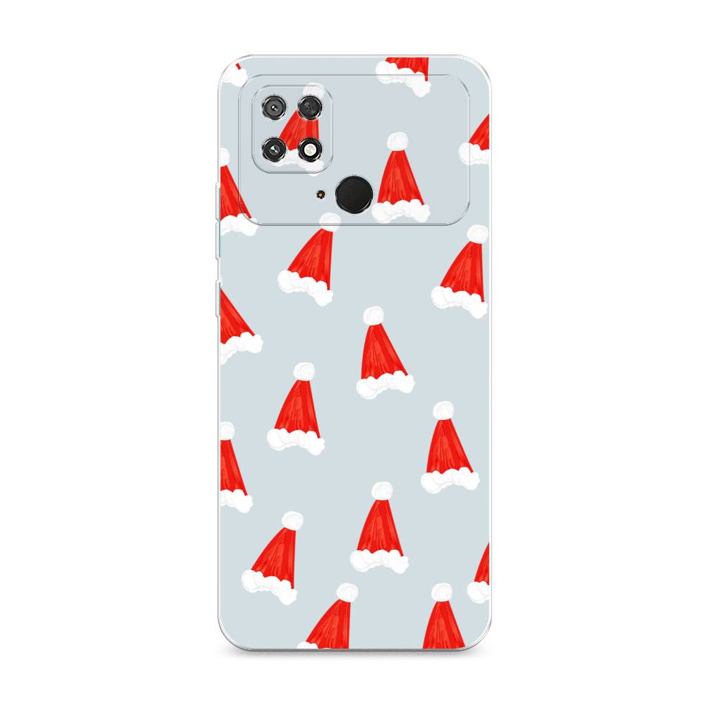 

Чехол для Xiaomi Poco C40 "Новогодние шапочки", Белый;красный;серый, 315850-5