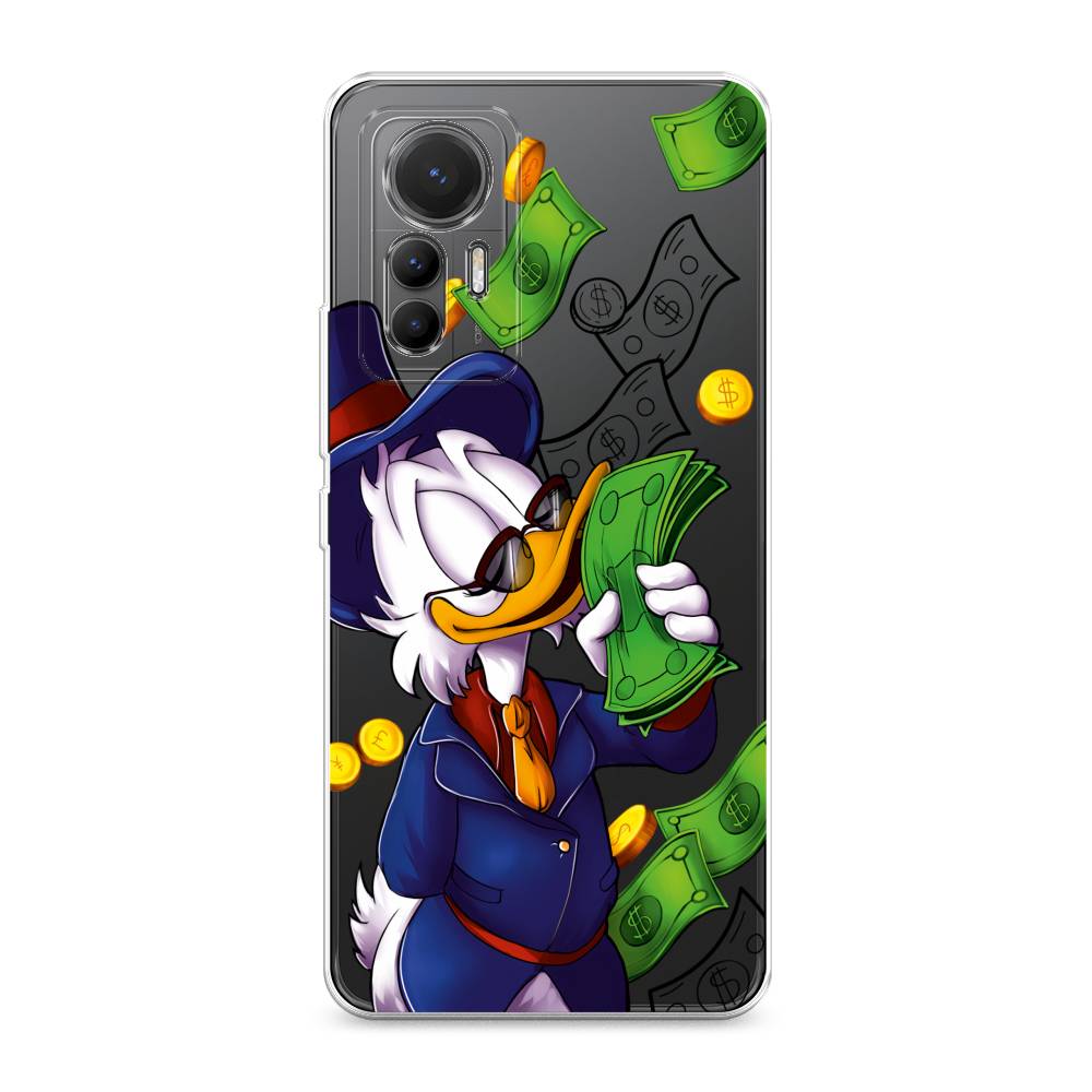 

Чехол на Xiaomi 12 Lite "Scrooge McDuck with Money", Синий;зеленый;белый, 315050-6