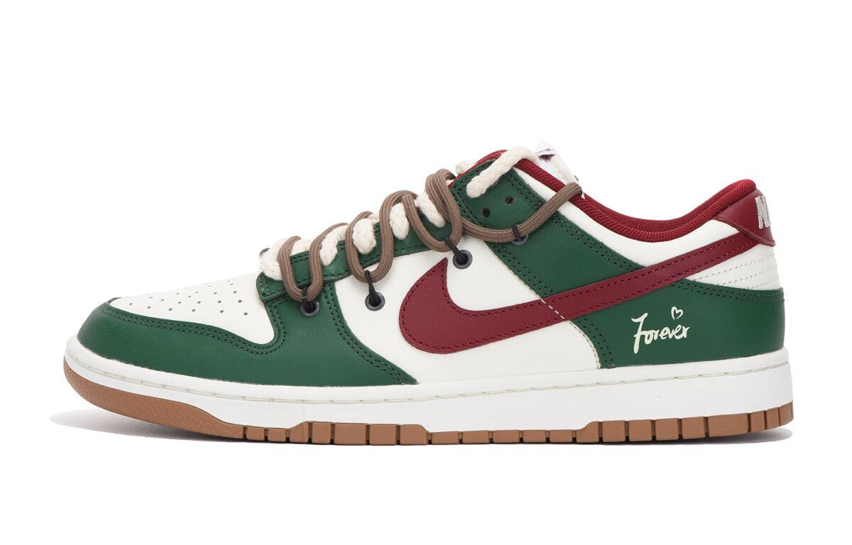 

Кеды унисекс Nike Dunk Low Gorge Green белые 42.5 EU, Белый, Dunk Low Gorge Green