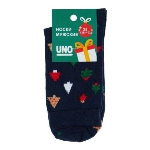 

Носки мужские Uno синие 25, Синий